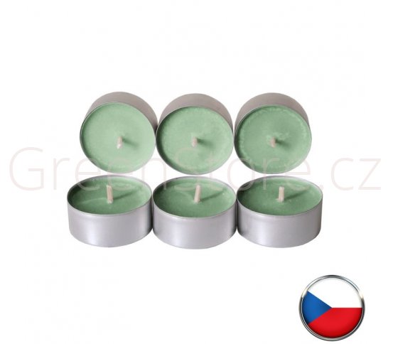 Aromka Čajové svíčky ze sojového vosku 6ks - grepfruit