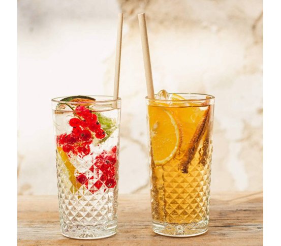 Bambusová brčka ⌀6mm x 23cm (200ks) jednotlivě balená Bamboo Europe 2