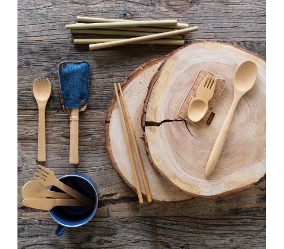 Bambusová dlouhá lžíce, Bambu