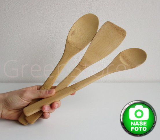 3 vařečky z biobambusu Bambu