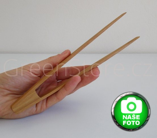 Bambu ekologické kleště z bambusu na grilování