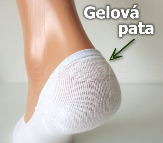 Bambusové ponožky dámské nízké, bílé 35-38, 5 párů