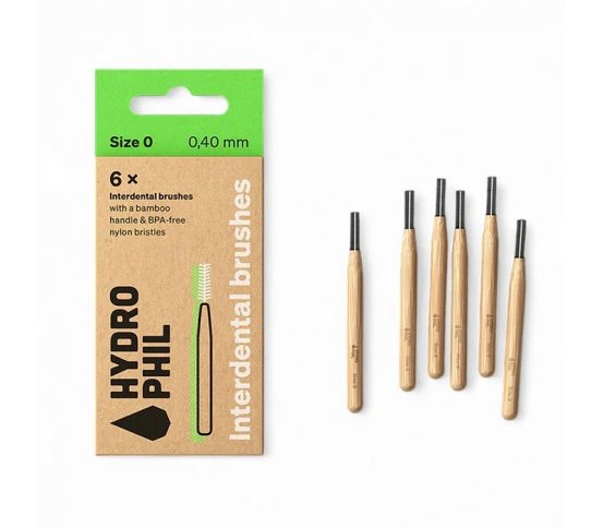 Bambusový mezizubní kartáček 0,40mm (6ks) Hydrophil