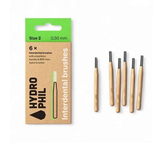Bambusový mezizubní kartáček 0,50mm (6ks) Hydrophil