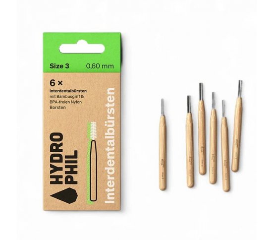 Bambusový mezizubní kartáček 0,60mm (6ks) Hydrophil