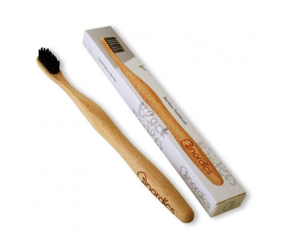 Nordics Bambusový kartáček s aktivním uhlím