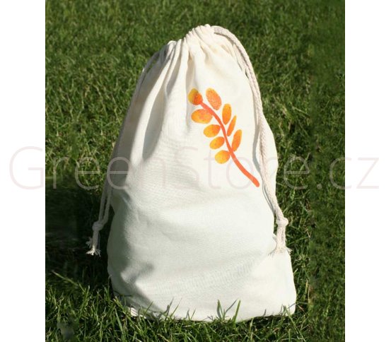 Bavlněný pytlík na pečivo s potiskem - velký Český západ