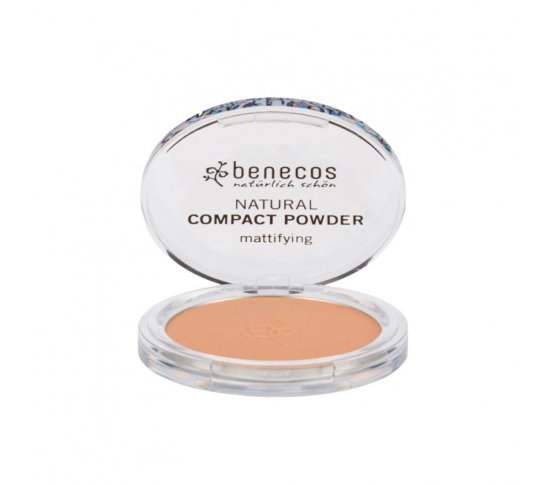 Benecos Kompaktní pudr Beige 9g BIO