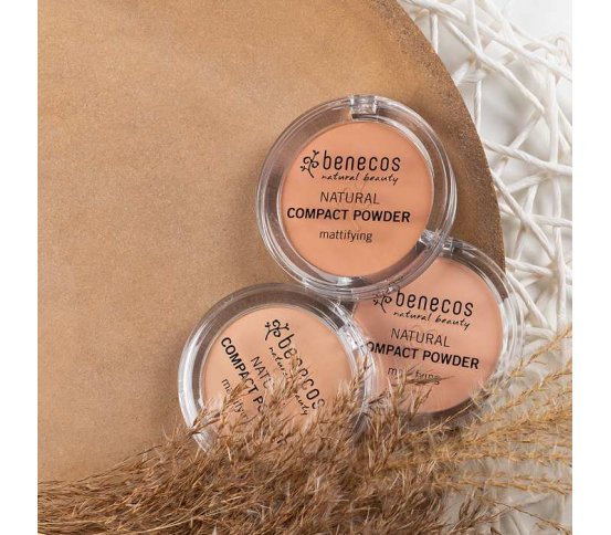 Benecos Kompaktní pudr Sand 9g BIO