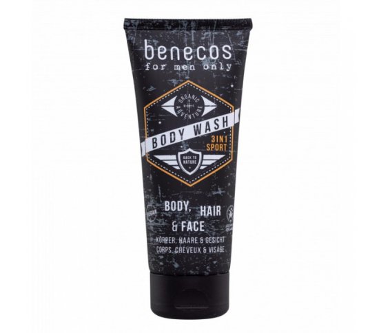 Benecos Sport Sprchový gel pro muže 3v1 200ml BIO