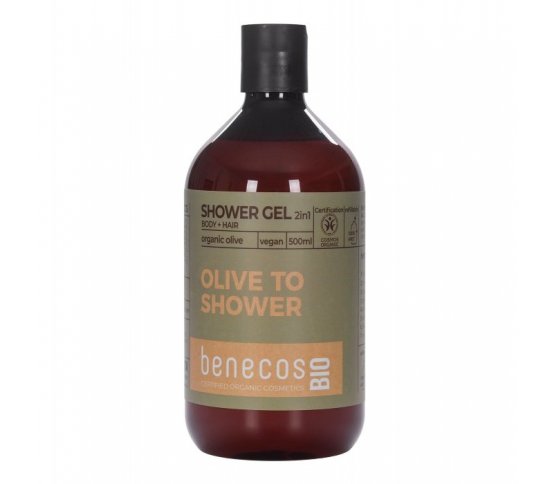 Benecos Sprchový gel 2v1 Oliva 500ml BIO
