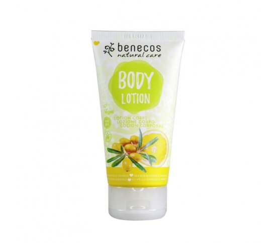 Benecos Tělové mléko Rakytník a Pomeranč 150ml BIO