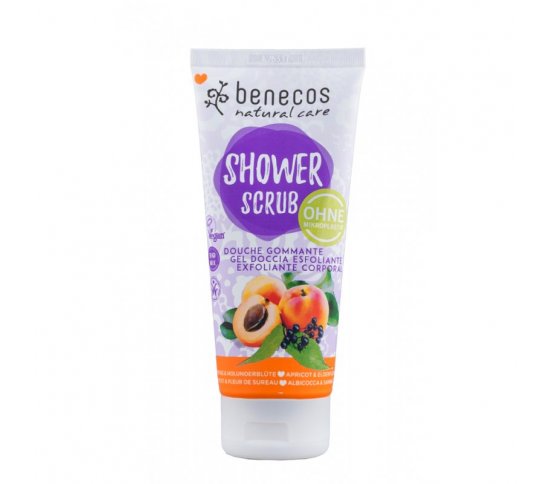 Benecos Tělový peeling Meruňka a Bezinka 200ml BIO