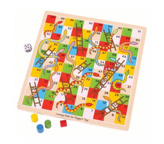 Bigjigs Toys Žebříky a hadi 2