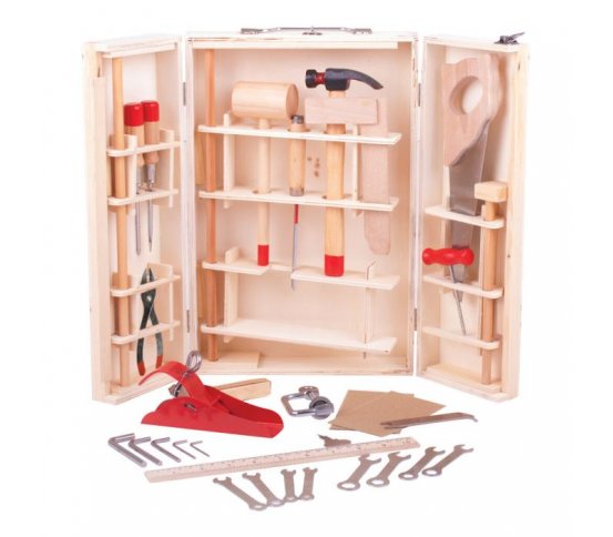 Bigjigs Toys Dřevěný kufřík s nářadím Junior