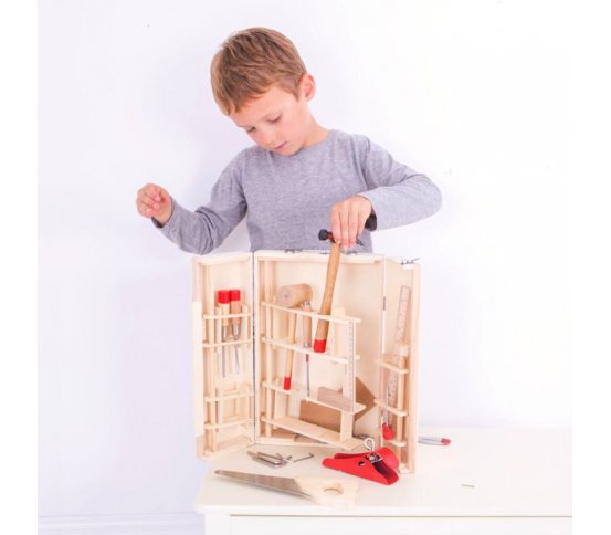 Bigjigs Toys Dřevěný kufřík s nářadím Junior