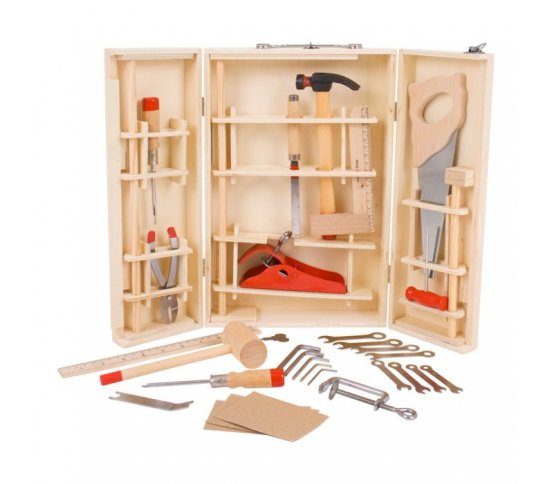 Bigjigs Toys Dřevěný kufřík s nářadím Junior