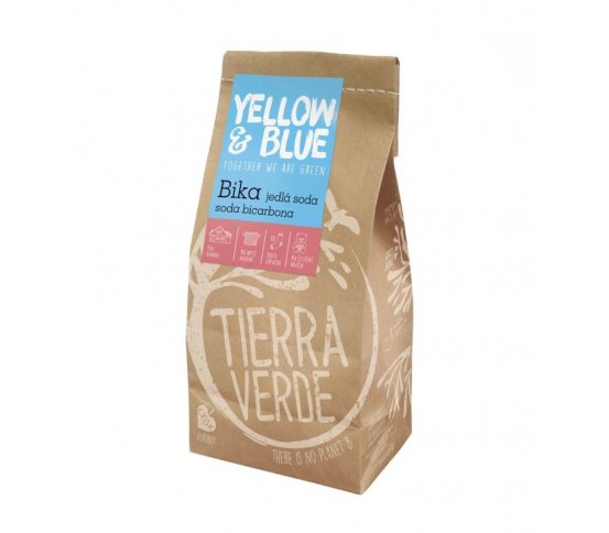 Bika – jedlá soda, soda bikarbona sáček 1000g Yellow & Blue