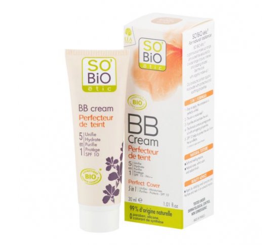 BIO BB krém 5v1 02 béžová zářivá 30ml SO´BIO