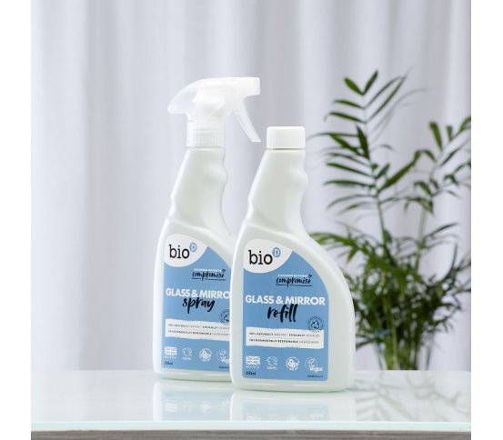 Bio-D Čistič na sklo a zrcadla - náhradní náplň 500ml