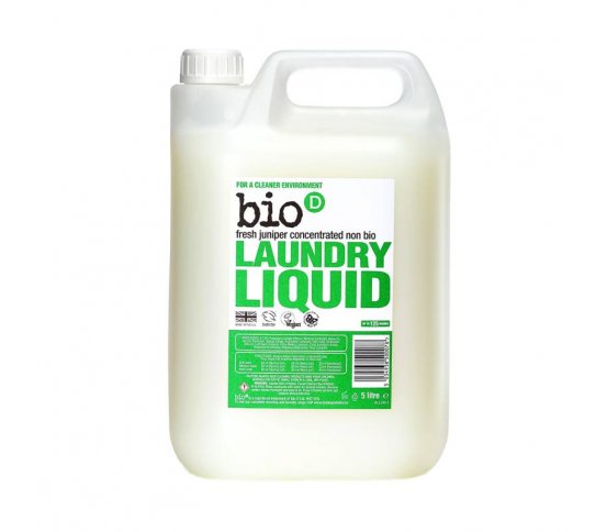 Bio-D Tekutý prací gel s vůní jalovce a mořské řasy 5l