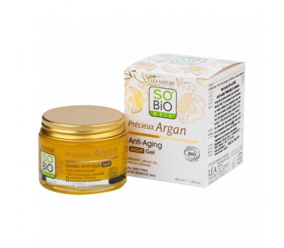 BIO Gel noční Anti-age Argan 40ml SO´BIO