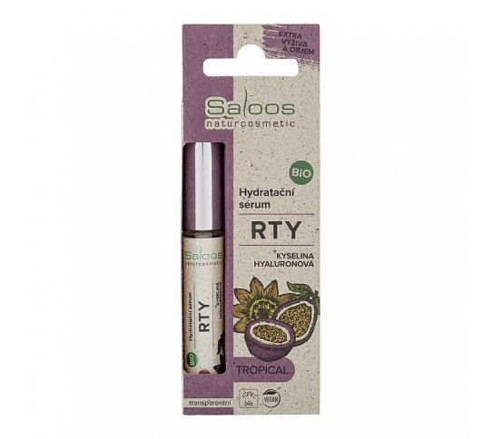 BIO Hydratační sérum na rty - tropical 7ml Saloos