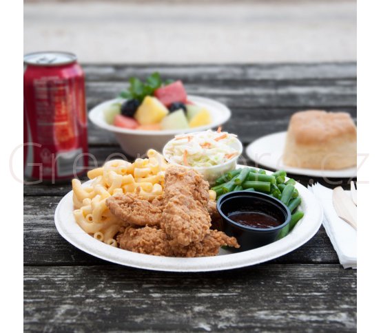 BIO talíř 17cm z cukrové třtiny