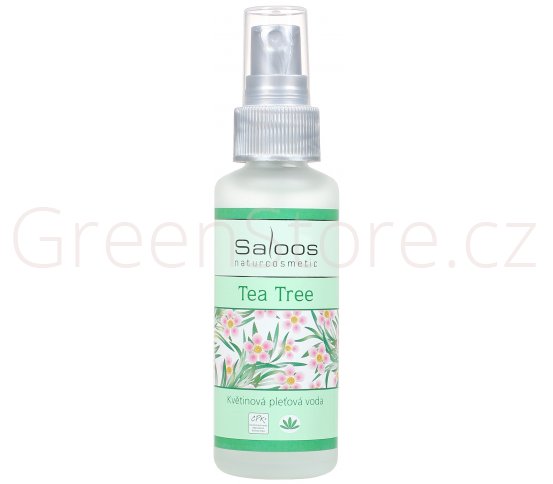 BIO květinová pleťová voda Tea Tree Saloos 50ml