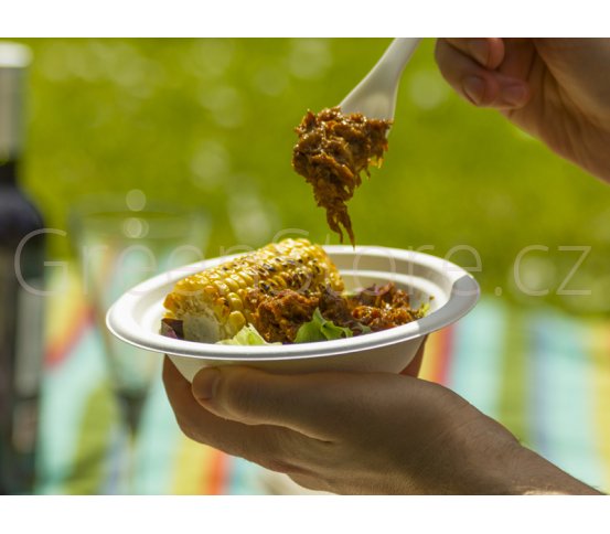 Polévková miska 400ml z cukrové třtiny (50ks)