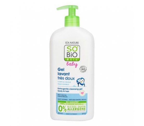 BIO Mycí gel pro děti - extra jemný na tělo i vlasy 500ml SO´BiO