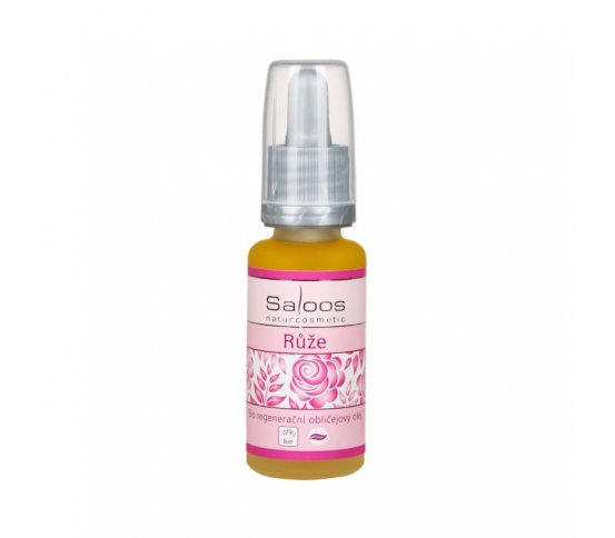 BIO regenerační obličejový olej Růže 20ml Saloos