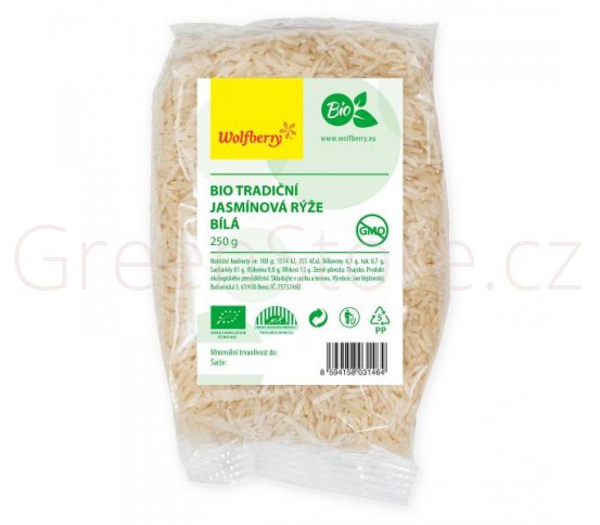 Rýže jasmínová bílá BIO 250g Wolfberry