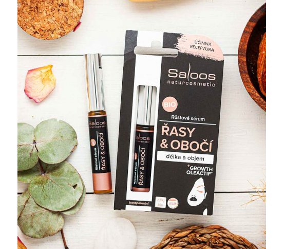 BIO sérum na řasy a obočí 7ml Saloos 2