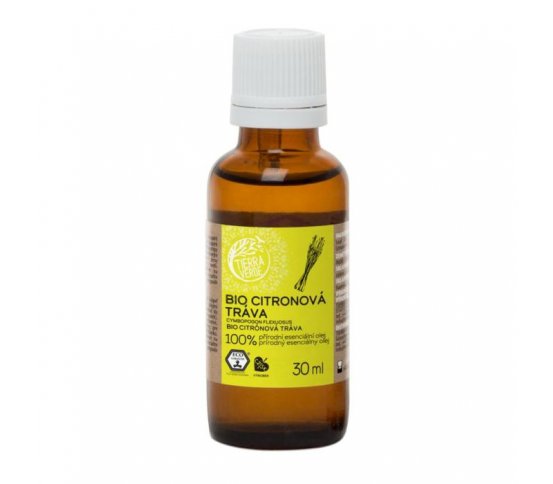 BIO Esenciální olej Citronová tráva 30ml Tierra Verde