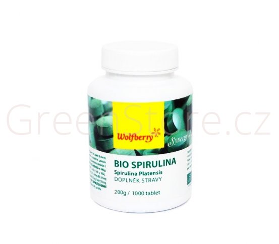 Spirulina BIO 200g 1000 tbl Wolfberry