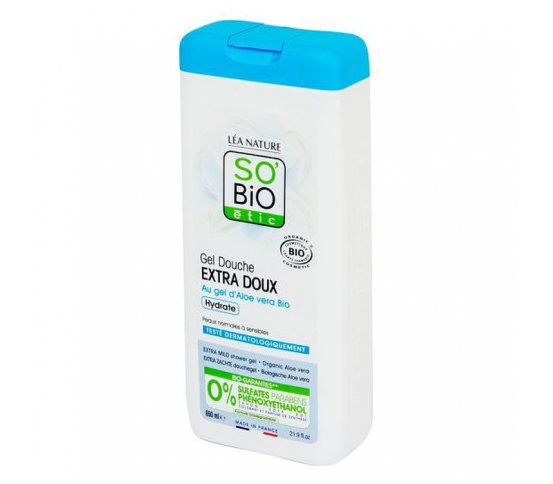 BIO Sprchový gel - extra jemný s aloe verou 650ml So´Bio