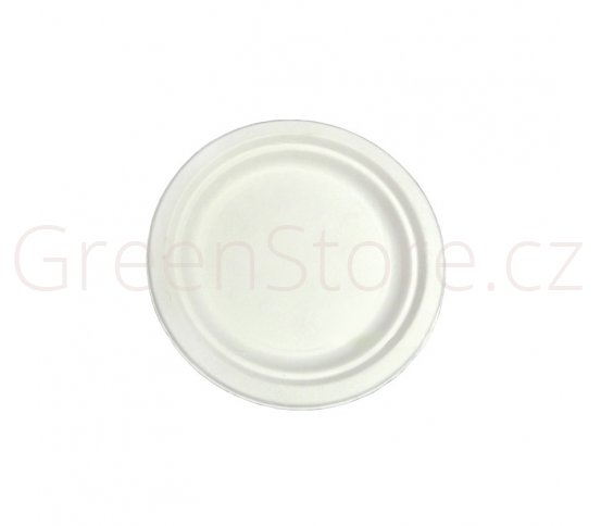 BIO talíř 17cm z cukrové třtiny (1000ks) GreenWare