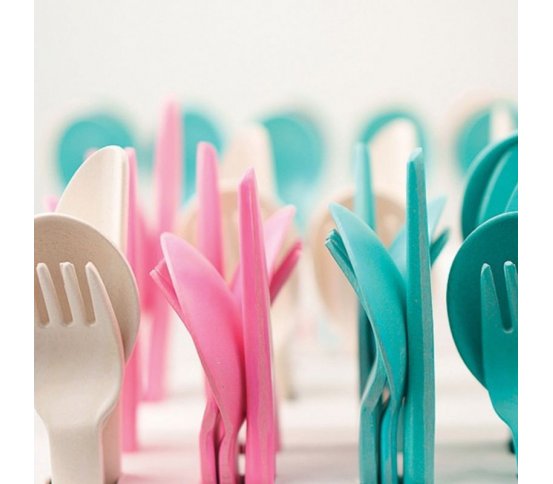 BIOBU Dětský příbor Bambino - modrý