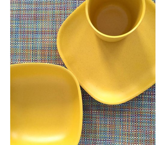 BIOBU Talíř střední 23cm - černý