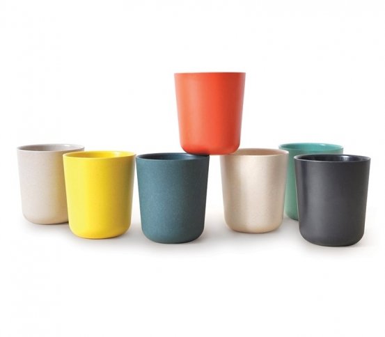 BIOBU Kelímek střední 350ml - šedý