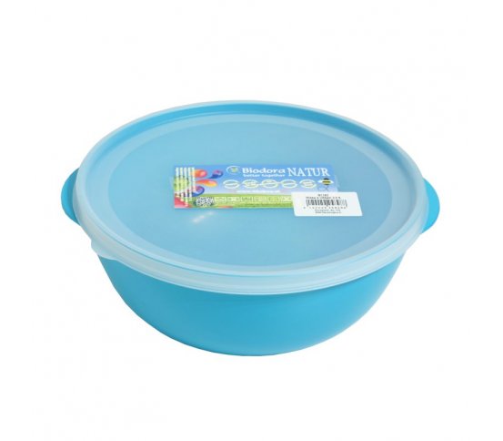 Biodora Miska s víkem 2l z bioplastu - modrá