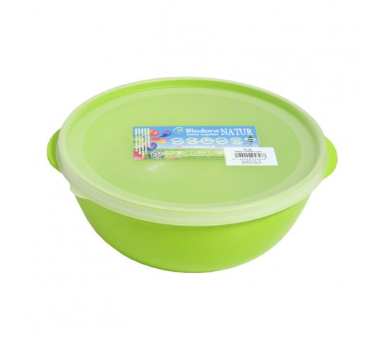 Biodora Miska s víkem 2l z bioplastu - zelená