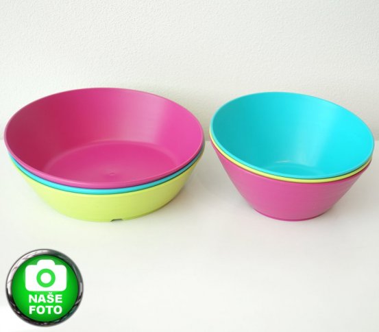 Miska BIO velká zkosená - modrá Biodora