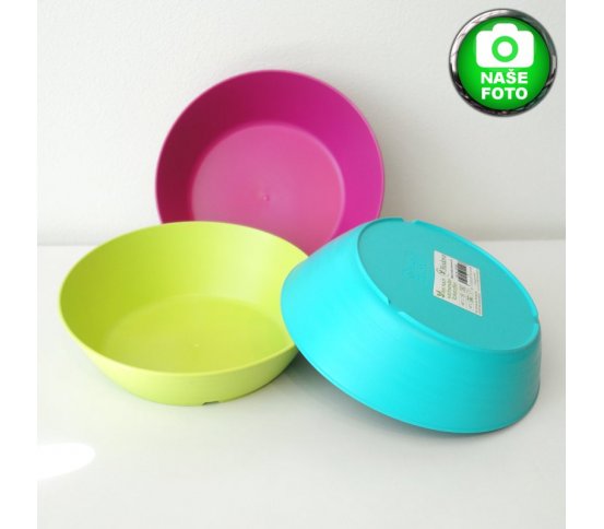 Miska BIO velká zkosená - modrá Biodora