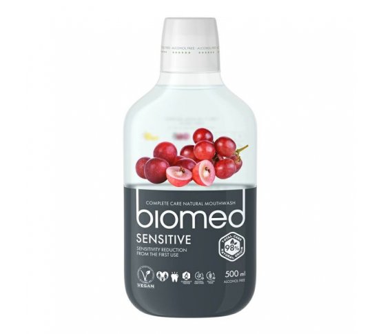 Biomed Sensitive přírodní Ústní voda pro citlivé zuby 500ml