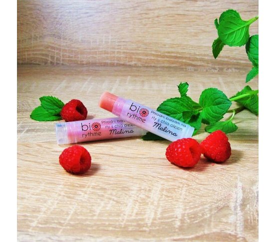 Biorythme Balzám na rty s chia olejem - malina 4,8ml