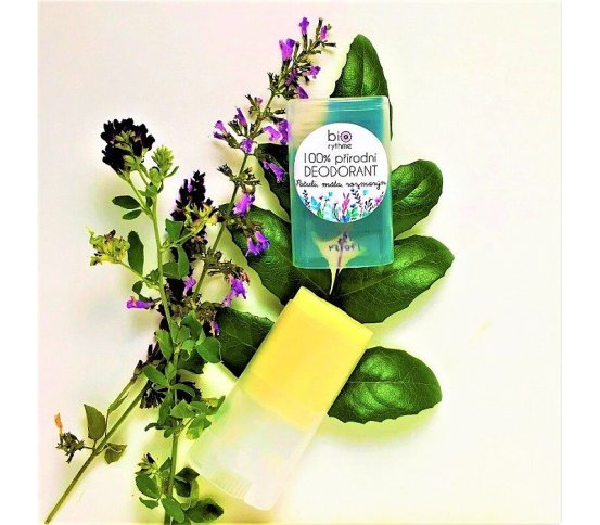 Biorythme Tuhý deodorant Pačuli, máta, rozmarýn 15g