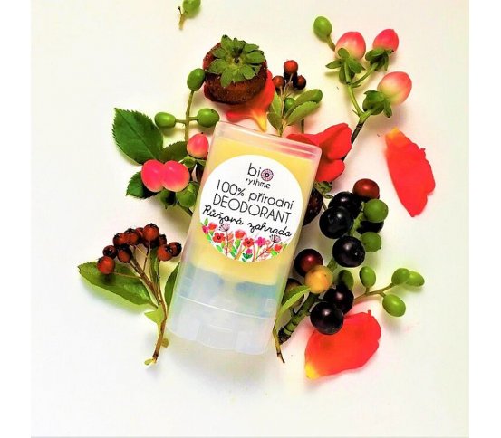 Biorythme Tuhý deodorant Růžová zahrada 15g