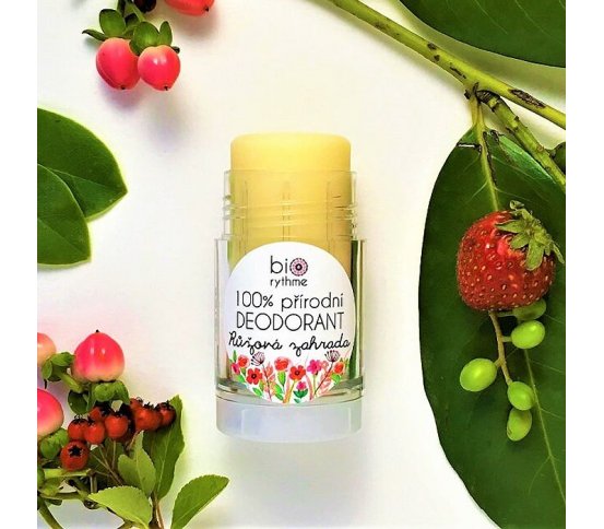 Biorythme Tuhý deodorant Růžová zahrada 30g